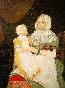 The Freake Limner Mrs Elizabeth Freake and Baby Mary oil painting reproduction